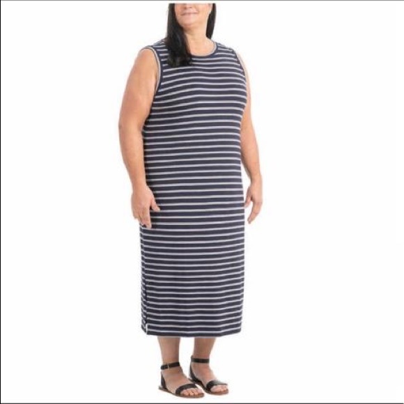 Hilary Radley Ladies' Midi Dress, Blue (size : XS, S, M, L, XL, XXL, 2X, 3X) - Picture 4 of 9